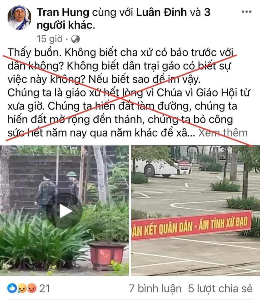 Cần cảnh giác những kẻ rắp tâm phá hoại giáo hội, chia rẽ khối đoàn kết toàn dân Cần cảnh giác những kẻ rắp tâm phá hoại giáo hội, chia rẽ khối đoàn kết toàn dân