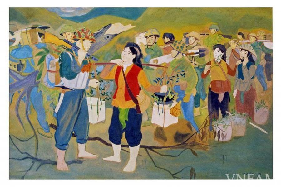 Những tác phẩm tiêu biểu của các danh họa về Điện Biên Phủ Những tác phẩm tiêu biểu của các danh họa về Điện Biên Phủ