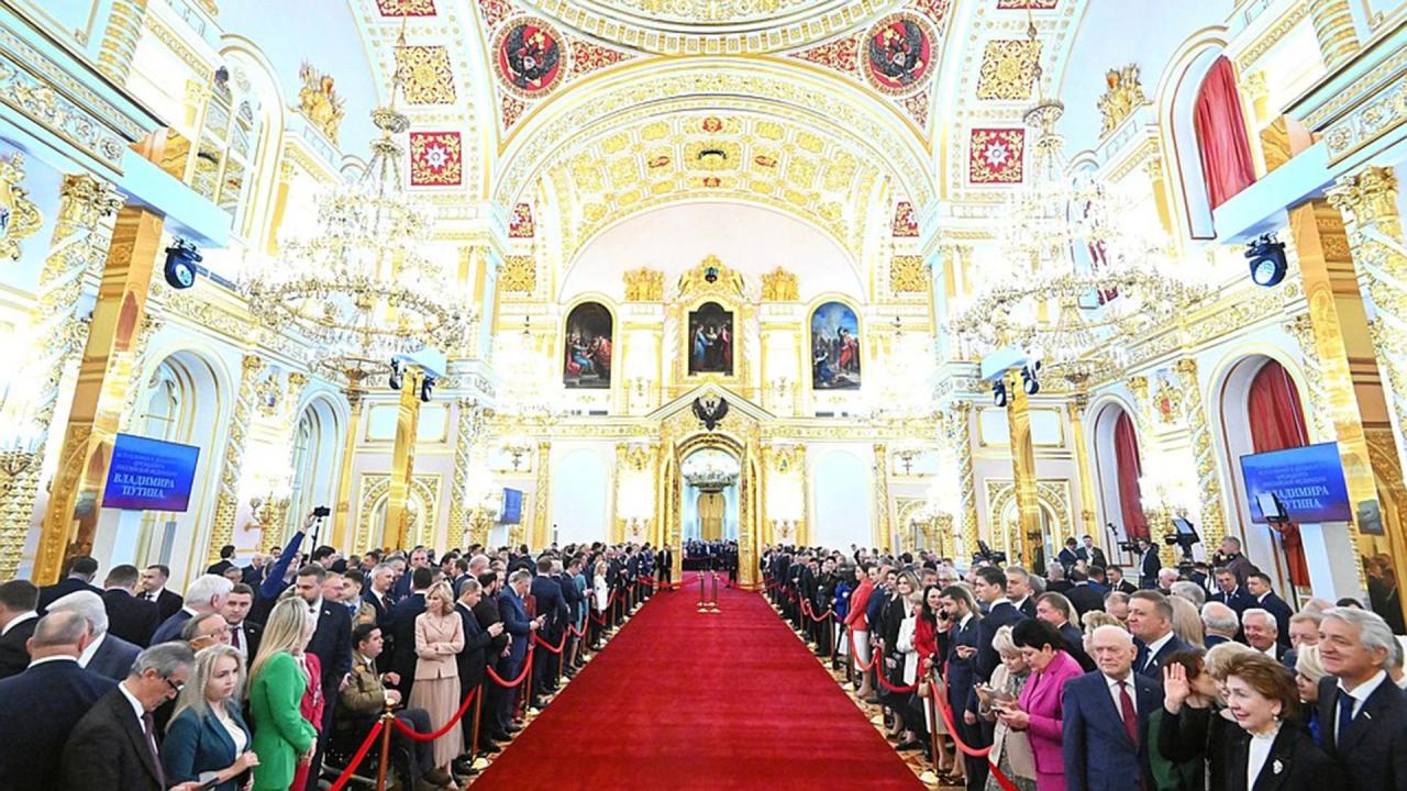 Ông Putin tuyên thệ nhậm chức Tổng thống Nga nhiệm kỳ 6 năm tới Ông Putin tuyên thệ nhậm chức Tổng thống Nga nhiệm kỳ 6 năm tới