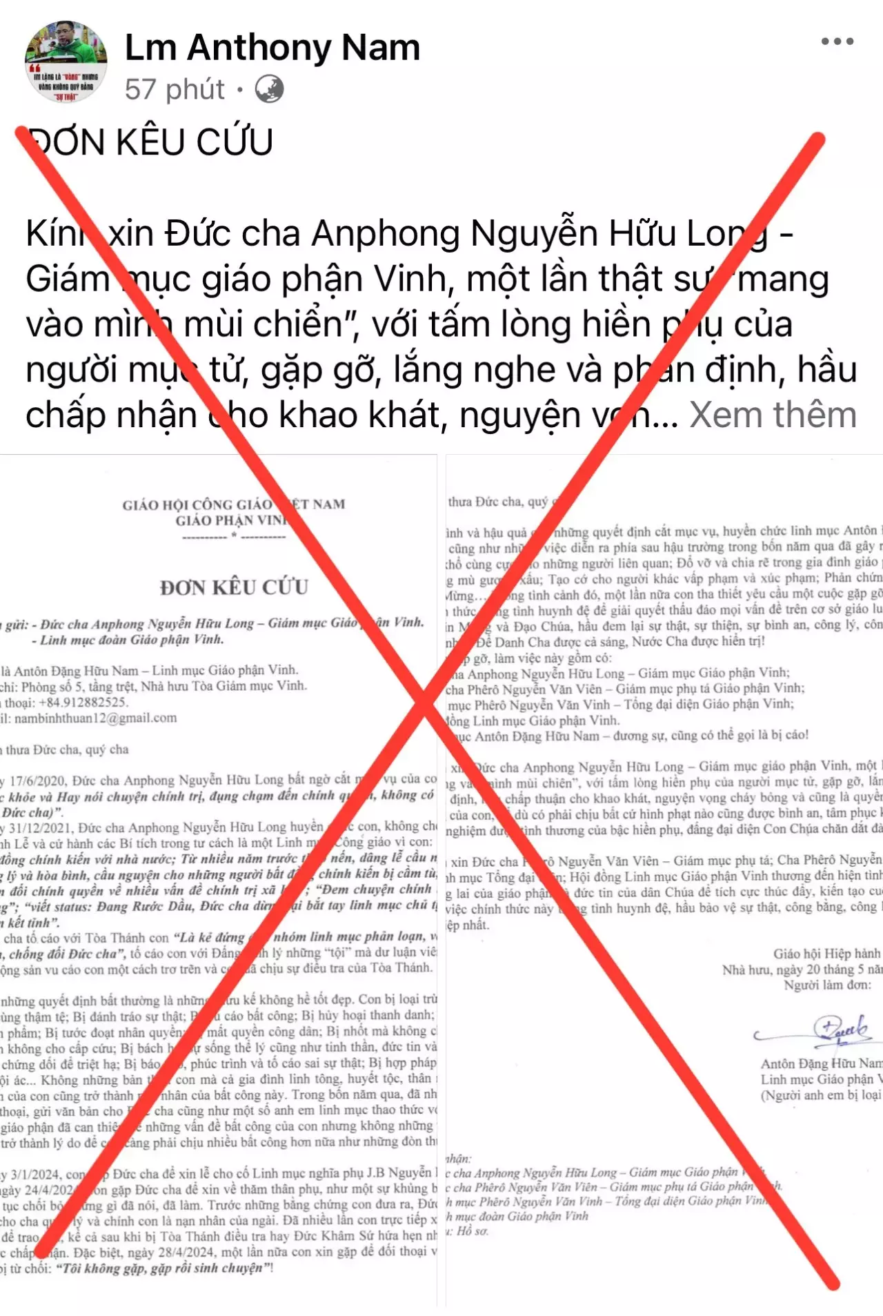 Giáo phận Vinh: Nơi lòng tin bị thử thách bởi những hành vi phá hoại Giáo phận Vinh: Nơi lòng tin bị thử thách bởi những hành vi phá hoại