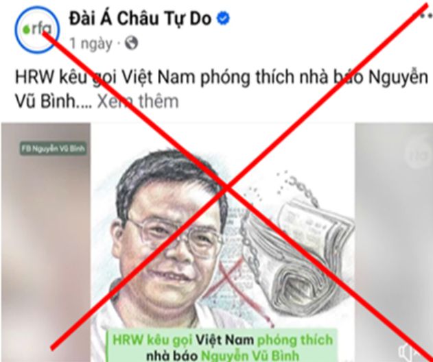 Lại thêm bài khóc thuê của “HRW” cho Nguyễn Vũ Bình Lại thêm bài khóc thuê của “HRW” cho Nguyễn Vũ Bình